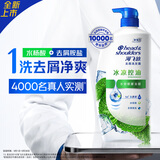 海飞丝去屑洗发水男士女士薄荷怡神1KG洗头膏洗发露薄荷控油京东自营