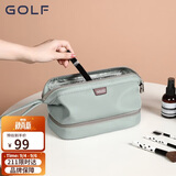 高尔夫（GOLF）洗漱包大容量收纳包女出差化妆包袋便携旅行用品整理包 海盐蓝