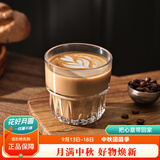 Bincoo玻璃咖啡杯冰美式日式透明水杯dirty拿铁杯设计感咖啡杯子