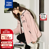 唐狮（TonLion）秋冬季款女连帽摇粒绒加厚外套高级感韩版潮chic