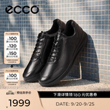 爱步（ECCO）经典皮鞋  春秋舒适牛皮革商务休闲鞋男士增高男鞋 雅仕207124 黑色20712401001 （批次随机发货） 43