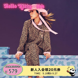 野兽派家居（tbh）三丽鸥Hello Kitty天丝棉家居服套装可外穿睡衣 长款 经典豹纹 M
