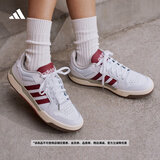 adidas ENTRAP美式校园风运动少年感复古篮球风板鞋男女阿迪达斯 白色/红色   40