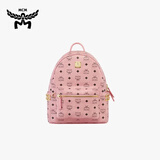 MCM【礼物】【送女友】STARK小号情侣款铆钉背包双肩包粉色