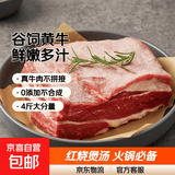 生鲜黄牛腩4斤谷饲牛腩肉冷冻牛腩肉生鲜生红烧牛肉2斤 牛腩净重 2斤