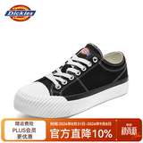 Dickies帆布鞋男鞋秋季鞋子男士透气运动休闲鞋板鞋百搭布鞋男女情侣鞋 黑色（男女款） 39