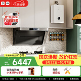 米家小米抽吸油烟机净烟机P1以旧换新大吸力上门安装 天然气【热水器燃气灶套装】免拆洗MJ04CY