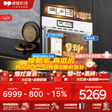 德普凯信（Depelec）TD55PRO嵌入式无缝内胆蒸烤箱大容量55L蒸烤炸炖四合一APP智控彩磨砂白TD55M2SPLUS