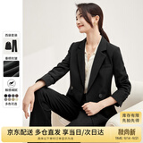 尚都比拉职业通勤西装套装女春秋季正装免烫抗皱外套裤子面试两件套西服