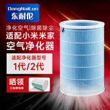 东耐伦 适配小米米家空气净化器滤芯净化器滤网适配1代/2代/3代/2S/Pro增强版S1通用滤网 蓝色除异味除烟味(适配1代/2代专用）