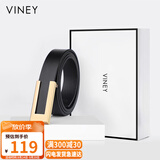 viney牛皮女士皮带大衣装饰西裤腰带腰封女时尚百搭高级感裙带生日礼物