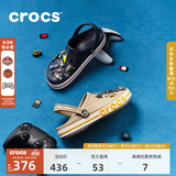 CROCS卡骆驰贝雅卡骆班洞洞鞋轻便拖鞋男鞋女鞋一脚蹬休闲鞋|205089 深蓝/辣椒红-4CC（含智必星） 41 /42(260mm)