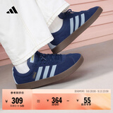 adidas「T头鞋」VL COURT 2.0复古休闲板鞋德训鞋阿迪达斯轻运动   深蓝/浅蓝/树脂黄 (推荐女生选小半码)   42.5