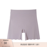 纤莉秀大码女装防走光不卷边安全裤丝滑轻薄无痕裸感打底裤秋新款1730 粉色 3XL
