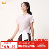 361°t恤女夏季新款运动polo衫速干休闲跑步健身短袖上衣662624111H-2