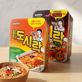 paldo八道方便面饭盒面泡菜+辣牛肉味86g*2盒韩国进口泡面碗面