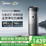 美的（Midea）【九重净化加湿一体】空气净化器加湿鼻炎家用除甲醛烟味异味过敏原空气净化机RX600Pro