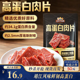 三只松鼠高蛋白肉片250g/袋原味猪肉脯休闲零食高蛋白肉干解馋小吃