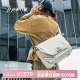 光影行星（GYXX）阿波罗2笔记本电脑包男士通勤单肩斜挎包适用苹果联想拯救者 霜月白/加大 适合16寸电脑