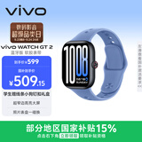 vivo WATCH GT 2 冰湖蓝 超窄边高亮大屏 照片表盘一碰换 33天蓝牙续航 智能手表