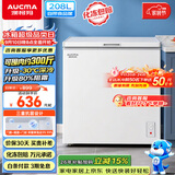 澳柯玛（AUCMA）208升单温冷柜家用减霜冰柜冷藏柜冷冻柜小型冷柜卧式顶开冰箱一级能效 BC/BD-208HNEV 以旧换新