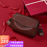 viney牛皮包包女包品牌斜挎枕头包轻奢单肩包生日礼物高级感送女友老婆