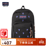 JANSPORT杰斯伯双肩包女男复刻暮光学生电脑包旅行背包书包 4QVBGP6 蘑菇屋-刺绣款
