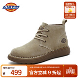 Dickies男士马丁靴时尚百搭男靴子英伦风简约工装靴 卡其 39