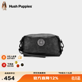 暇步士（Hush Puppies）男士手包轻奢高档品牌真皮商务手抓包新款牛皮革双色手拿包礼物 银灰色HA-1811711W-5813