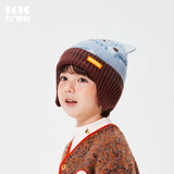 Kocotreekk树儿童帽子保暖护耳针织帽男女孩宝宝冬季帽子