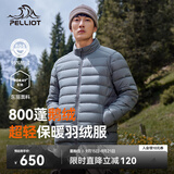 伯希和（Pelliot）轻薄排骨羽绒服女防风外套800蓬鹅绒保暖男冲锋衣内胆11340821蓝L