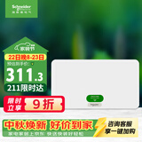 施耐德 配电箱空开强电箱单排20回路 家用暗装配线箱白色天朗系列TLA20B