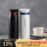 乐扣乐扣（LOCK&LOCK）菲特旋盖轻量保温杯商务情侣水杯子白蓝+黑红450ml*2