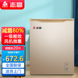 志高（CHIGO）小冰柜家用冷冻小型一级节能省电迷你卧式冷藏保鲜储母乳冷柜 205升【一级能效 可囤400斤肉 微霜款】