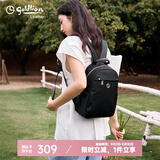 金利来女包新款休闲双肩包女轻便旅行背包书包女朋友妈妈礼物 黑色