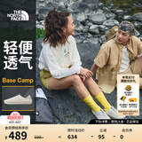 北面（The North Face）休闲鞋情侣款Base Camp一脚蹬户外休闲防滑懒人鞋26春夏上新|7W4D 6S4/卡其色 41 /8