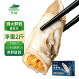灵略 去壳去沙新鲜大号蛏子肉 花甲 花蛤 蛤蜊海鲜净重2斤生鲜 贝类