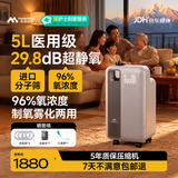 麦德哈特医用级制氧机5L升家用老人吸氧机轻音带雾化孕妇氧气机十大牌子