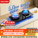 樱雪（INSE）燃气灶煤气灶双灶 5.0kW猛火液化气嵌入式台式双灶具 煤气炉双灶具JZY-Q2520(B)W（液化气）
