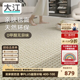 大江进口羊毛地毯客厅现代简约素色轻奢高级感沙发地毯140x200cm