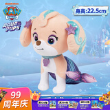 汪汪队立大功（PAW PATROL）汪汪队玩具毛绒全套狗狗玩偶公仔男女孩玩具旺旺队儿童生日礼物 水行毛绒-珊瑚 中号-坐或站高约17~22.9CM