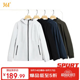 361°外套男秋冬季三防加绒保暖运动休闲夹克风衣652544605D-1
