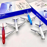 捡漏出口单 原装仿真两架波音777和a380合金模型飞机送礼儿童玩具 原装四只飞机（盒装）