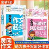 小学生作文起步+好词好句好段歇后语素材大全（全2册）黄冈作文 彩图注音版 班主任推荐作文书素材辅导一二1-2年级567岁适用作文大全大全 开学季