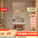 安尔雅 穿衣镜高清超白全身镜子无框粘贴墙卧室客厅试衣镜家用浴室镜7