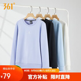 361°卫衣女秋季外套运动休闲套头衫宽松圆领长袖上衣662334801D-10