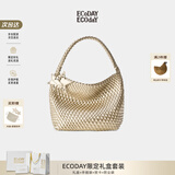 ECODAY包包女包2026新款原创设计经典编织包大容量托特包通勤包生日礼物