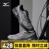 美津浓（MIZUNO）新款男女跑步运动鞋 都市运动搭配透气复古机能跑步鞋 RACER V2