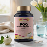 VICARING胶原蛋白肽白番茄含PQQ抗衰焕颜美氧化90片1瓶