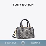 Tory Burch 汤丽柏琦T MONOGRAM 迷你提花波士顿酒桶包TB 82939 Tory 海军蓝  405